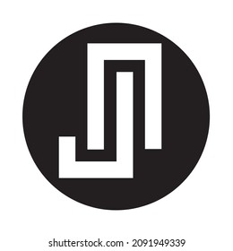The Monogram Concept Design with Letter J