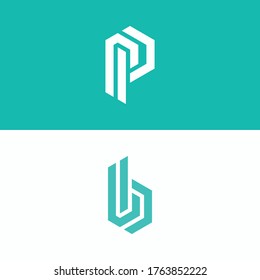 Logotipo de concepto de monograma para su mejor empresa o negocio