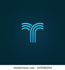 Monogram design elements, graceful template. Calligraphic elegant line art logo design. Letter Y vector logo. Vintage Insignia and Logotype. Business sign, identity, label, badge of restaurant, Hotel