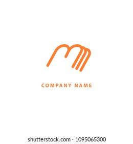 Monogram design elements, graceful template. Calligraphic elegant line art logo design. Letter M vector logo. Vintage Insignia and Logotype. Business sign, identity, label, badge of restaurant, Hotel.