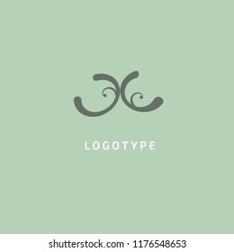 Monogram elegant background monogram