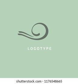 Monogram design elements, graceful template. Calligraphic elegant logo design. O logo line art monogram. Letter O on a dark background. Letter O vector logo. Business sign, identity, label, badge.