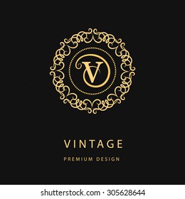 Monogram design elements, graceful template. Calligraphic elegant line art logo design. Letter emblem sign V for Royalty, business card, Boutique, Hotel, Restaurant, Cafe, Jewelry. Vector illustration