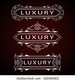 Monogram design elements, graceful template. Calligraphic elegant line art logo design. Letter emblem sign for Royalty, business card, Boutique, Hotel, Restaurant, Cafe, Jewelry. Vector illustration