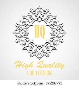 Monogram design elements, graceful template. Calligraphic elegant line art logo design. Business sign for Royalty, Boutique, Cafe, Hotel, Heraldic, Jewelry, Wine. Vector illustration