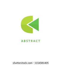 Monogram design elements modern template. Geomeric elegant logo design. C logo line art monogram. Abctract Letter C vector logo. Business sign, identity, label, badge.