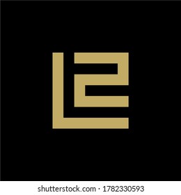 Monogram design initial L2 logo concept, vector and can be editable