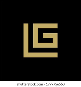 Monogram design initial LG logo concept with vector and can be editable