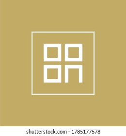 Monogram design initial oono / 00n0 / o / n / 0, logo concept, vector and can be editable