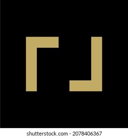 Monogram design initial R , RJ , J 