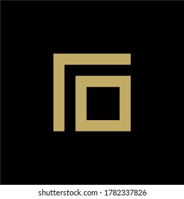 Monogram design initial R0 / ro logo concept, vector and can be editable
