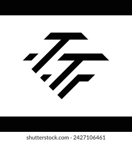 monogram design, simple, unique and attractive that forms the letter "t" on a white background.