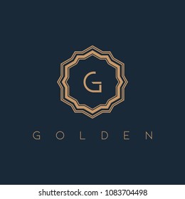 Monogram elegant letter g logo