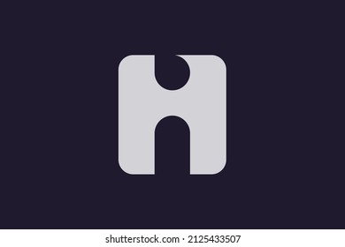 Monogram elegant minimal art logo concept. Trendy professional awesome artistic HI IH initial based alphabet icon logo. Premium Business logo.