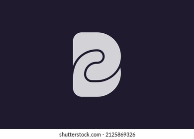Monogram elegant minimal art logo concept. Trendy professional awesome artistic ZB BZ initial based alphabet icon logo. Premium Business logo.