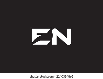 Monogram EN Logo and company logo