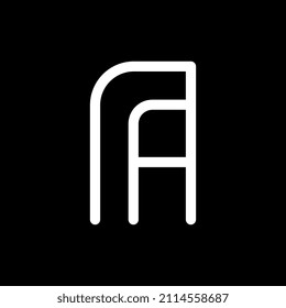Monogram F Ein einfaches Logo-Design