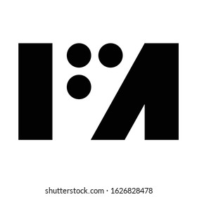 monogram fm logo letter fm logo