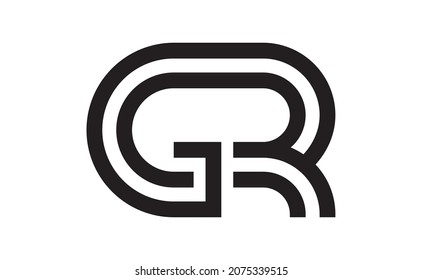 Monograma con letra G y R