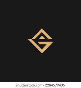 Monogram Of GA Modern Logo Design, GA Initial Concept,