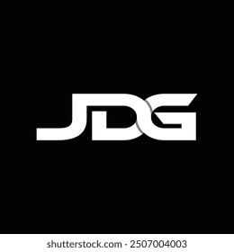 Monogram Geometric Letter JDG Simple Icon Business Creative Design Logo
