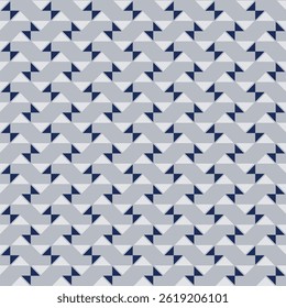 Monogram Geometric Pattern fashion Print