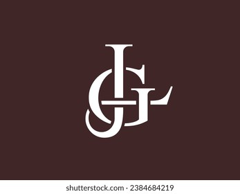 Monogram GL or LG logo is luxurious, mature and classic modern style. By combining the two letters in a unique, simple and eye-catching way. Suitable for initials, signatures, personal logos, fashion 