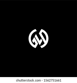 MONOGRAM GLD LOGO IN CIRCLE SHAPE