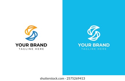 Monogram H circle logo template for building constructor business and company