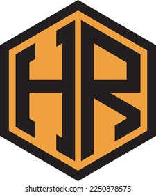 monogram H and R design