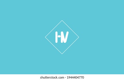 Monogram HV with Home Logo Template