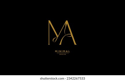 Monogram Icon Logo Letter MA