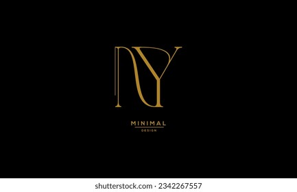 Monogram Icon Logo Letter NY