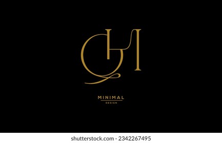 Monogram Icon Logo Letter QH