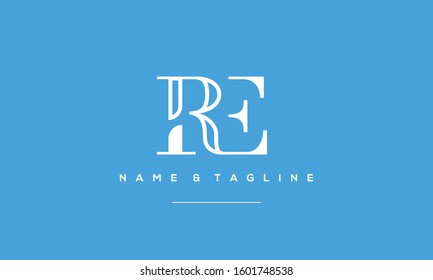 A Monogram icon logo of RE,ER,E and R