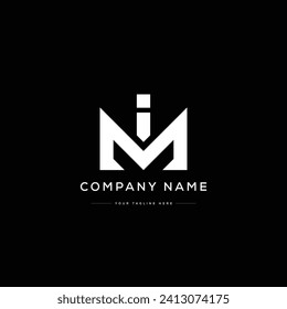 Monogram im Letter Logo Design. Usable for Business Logo. Logo Element