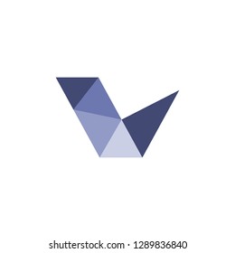 Monogram Initals Letter V
