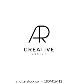 Monogram initial A, P, R or APR logo deign