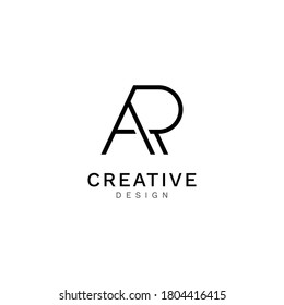Monogram initial A, P, R or APR logo deign