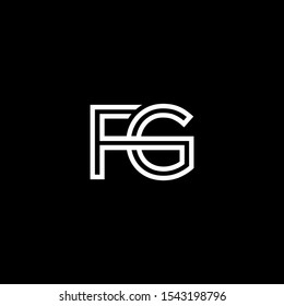 Monogram Initial Capital Letter Design Modern Template