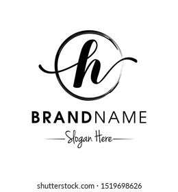 Monogram / Initial H for jewellery logo design inspiration vector