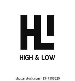 monogram / initial HL logo design inspiration