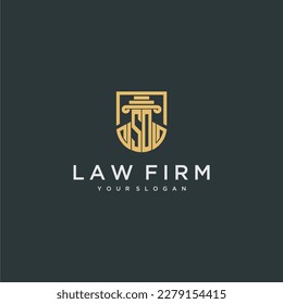 SO monogram initial for lawfirm logo ideas with creative polygon style design