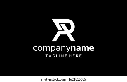 Monogram Initial Letter AR RA Logo Design Inspiration 