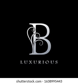 Monogram Initial Letter B Luxurious  Logo, vector design concept for luxury business indentity.