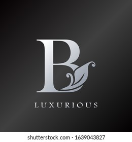 Monogram Initial Letter B Luxurious  Logo, vector design concept for luxury business indentity.