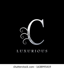 Monogram Initial Letter C Luxurious  Logo, vector design concept for luxury business indentity.