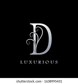 Monogram Initial Letter D Luxurious  Logo, vector design concept for luxury business indentity.