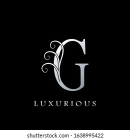 Monogram Initial Letter G Luxurious  Logo, vector design concept for luxury business indentity.