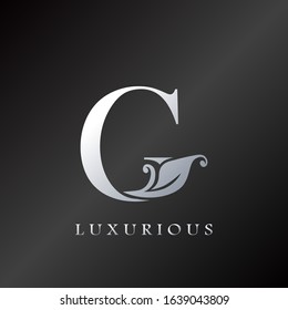 Monogram Initial Letter G Luxurious  Logo, vector design concept for luxury business indentity.